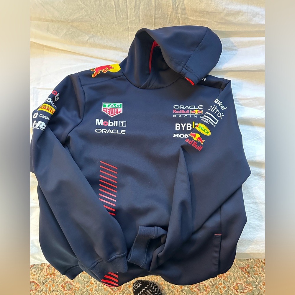 Boy red bull sweatshirt